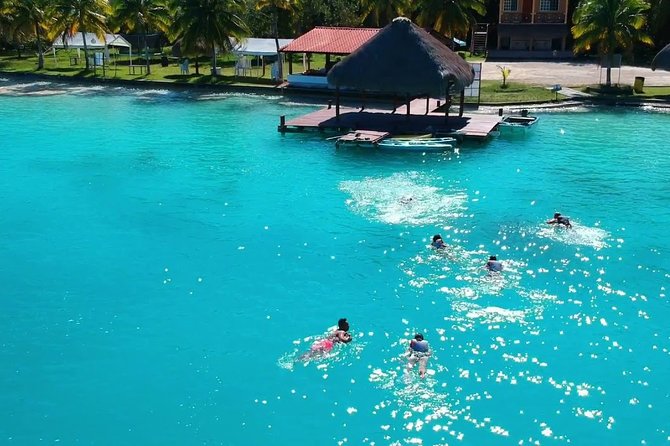 1 Day Tour to Bacalar, Cenotes and 7 color Lagoon with lunch from Cancun - San Felipe Fort and a short look at Bacalar town