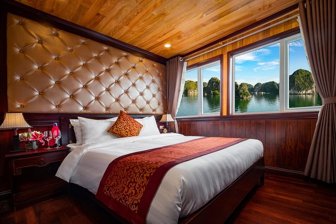 1 night Halong Bay Cruise-Titov Island,Surprise Cave,kayak,meals - Early morning on deck, then Sung Sot Cave
