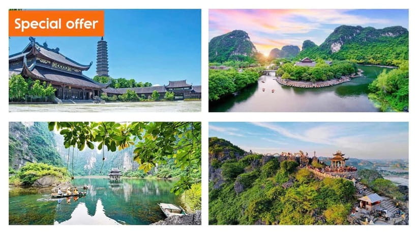 2 day Trang An - Mua cave - Cycling with Bungalow stay - Day 1: Hoa Lu and the old royal capital