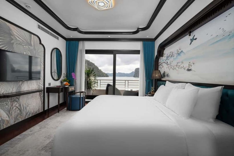 2D1N Halong Bay 6-Star Cruise: Fine Dining, Cave & Kayaking - Tuan Chau Marina and the first afternoon aboard