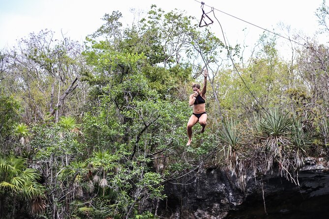 4 Private Cenotes, Zip-Lines, Canoes & Mayan Village with Delicious Lunch - Adding the Tulum ruins