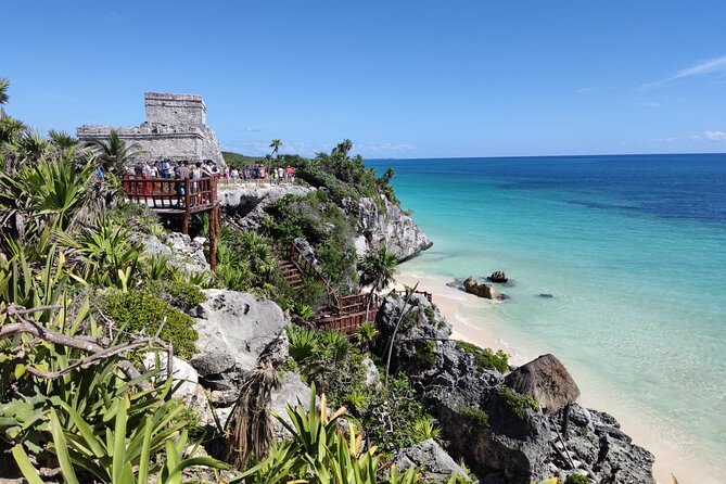 4X1 TOUR Tulum, Coba, Cenote & Playa del Carmen with buffet - Transport, guides, and the pace of the day
