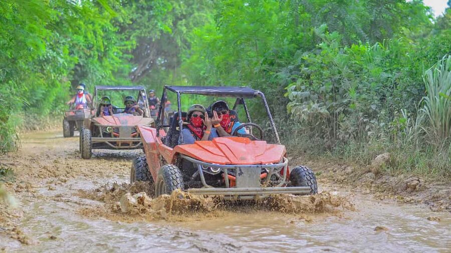 4x4 Adventure in Punta Cana: ATV, Buggy & Cave - Safety briefing and the first rough miles