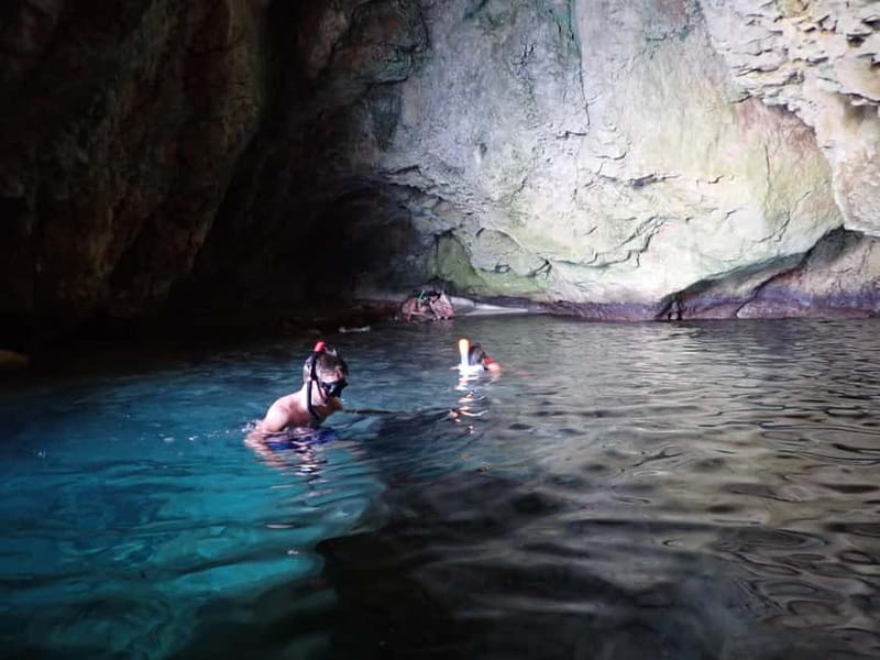 5-hour Cape Greco Caves kayaking + Snorkelling trip - Paddling from Limnara Beach to Cape Greco