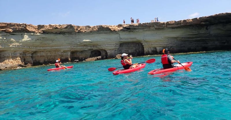 5-hour Cape Greco Caves kayaking + Snorkelling trip - Snorkeling through Ayia Napa’s sea caves