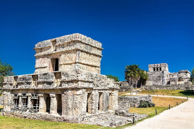5x1 Tour: Tulum Coba Cenote Mayan Village and Playa del Carmen - Cobá, jungle paths, and the Nohoch Mul pyramid