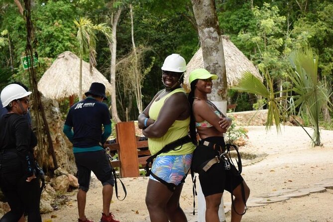 Adrenaline experience from Cancun Atvs Ziplines and a Mayan Cenote - Sharing an ATV through the jungle