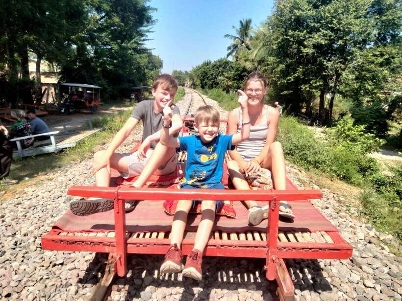 Afternoon Tour: Bamboo Train, Killing Cave &Bat Cave - The road to Phnom Sampeau