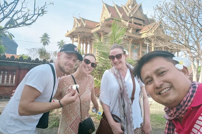 AfternoonTour.Bamboo train.killing cave with Secret bat cave - Crossing Battambang’s swinging bridge