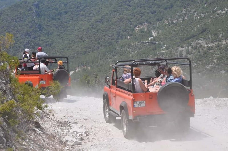 Alanya Jeep Safari: Dim Cave, River & Nature Adventure - Panoramic views and the first splash