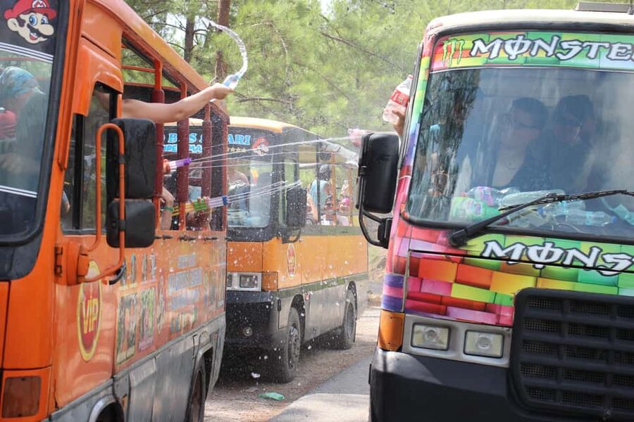 Alanya: Sapadere Canyon by Cabrio Bus w/ Cave & Lunch - Lunch beside the Dim River
