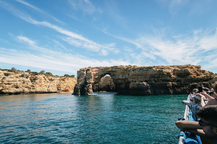 Albufeira: 2.5-Hour Benagil Caves & Dolphin Watching - The swim stop depends on the sea