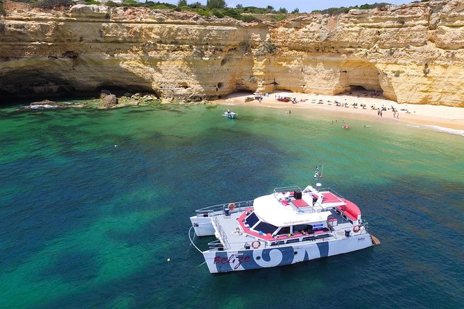 Albufeira Beach BBQ with Caves and Coastline Cruise with Open Bar - Key points at a glance
