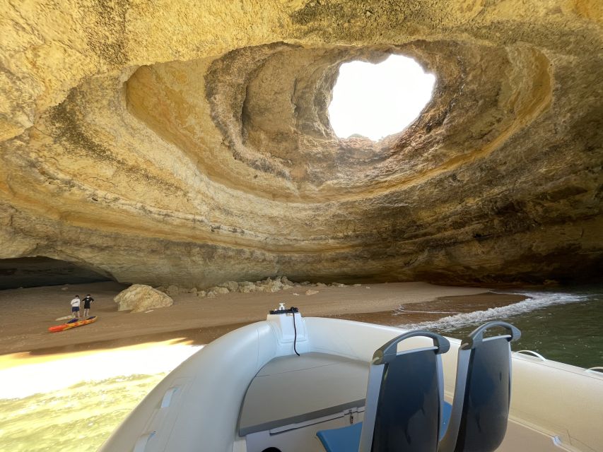 Albufeira: Benagil Cave and Dolphin Sightseeing Boat Cruise - Starting at Albufeira Marina near Gate 3