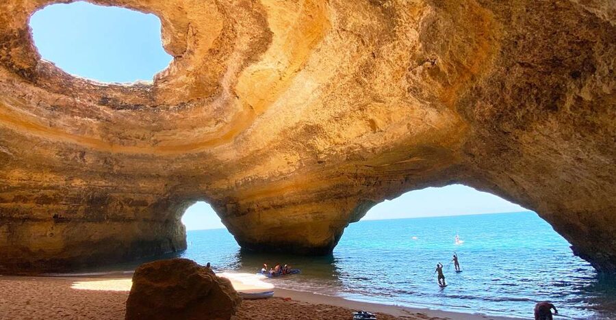 Albufeira: Benagil Caves & Dolphin Watching Speed Boat Tour - The dolphin search changes the rhythm