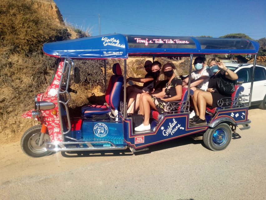 Albufeira: Benagil Caves & Senhora da Rocha Tour by Tuk Tuk - Starting at Senhora da Rocha and its tiny chapel