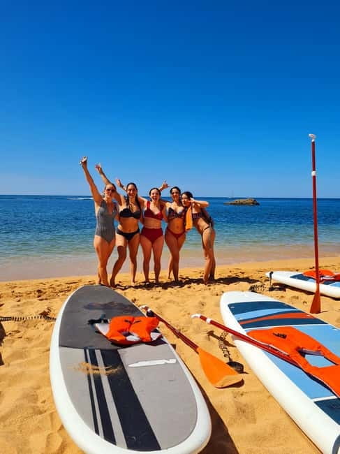 Albufeira: Caves and Beaches SUP Paddleboarding Tour - Starting on São Rafael’s white sand