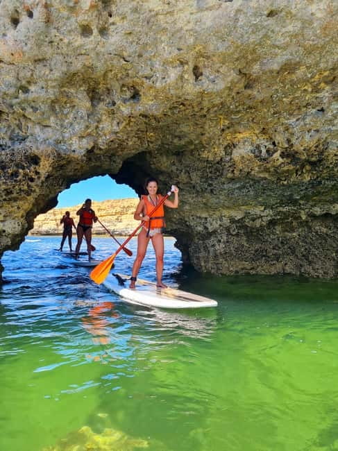 Albufeira: Caves and Beaches SUP Paddleboarding Tour - Getting there and preparing well