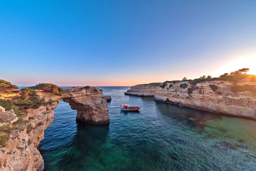 Albufeira: Dolphin Watching and Benagil Cave - From Albufeira Marina to the open coast