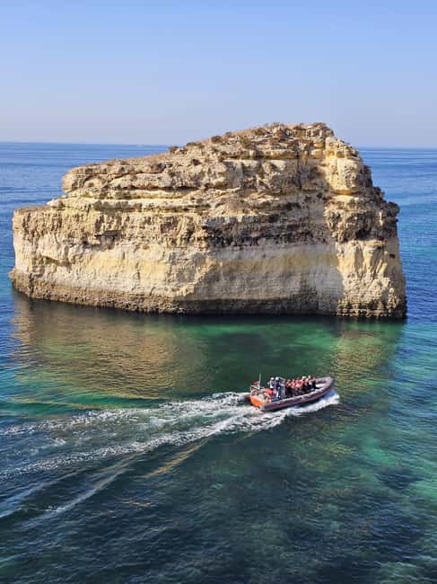Albufeira: Dolphin Watching and Benagil Cave Boat Cruise - A swim stop when the sea permits