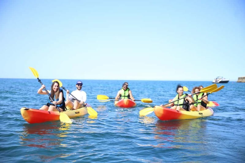 Albufeira: Hidden Beaches & Cliffs Guided Kayak Cave Tour - What the guides add to the experience