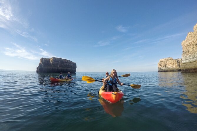 Albufeira Kayak Cave Tour – Hidden Beaches & Cliffs - Praia do Castelo and the beach stop