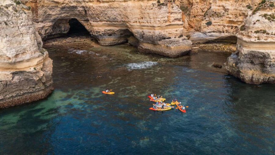 Albufeira Marina: Benagil Cave to Marinha Beach Kayak Tour - Who should book this Benagil kayak tour?