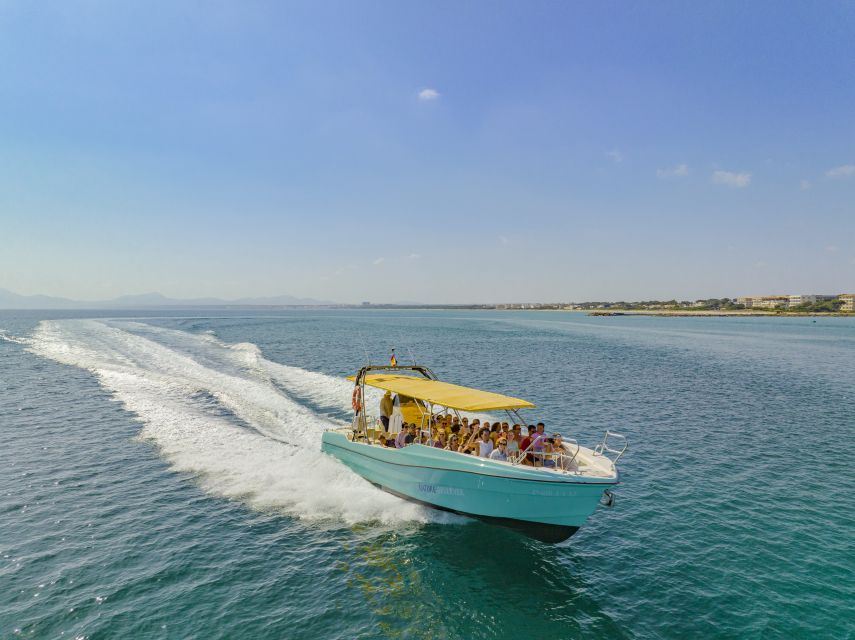 Alcudia: Coll Baix Beach & Sea Caves Cruise with Snorkeling - Setting out across the bay