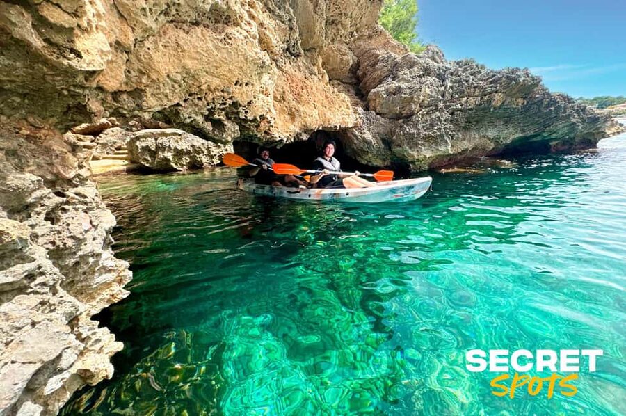 Alcudia: Kayak Tour with Snorkel & Sea Cave Swim - Snorkeling in clear North Mallorca water