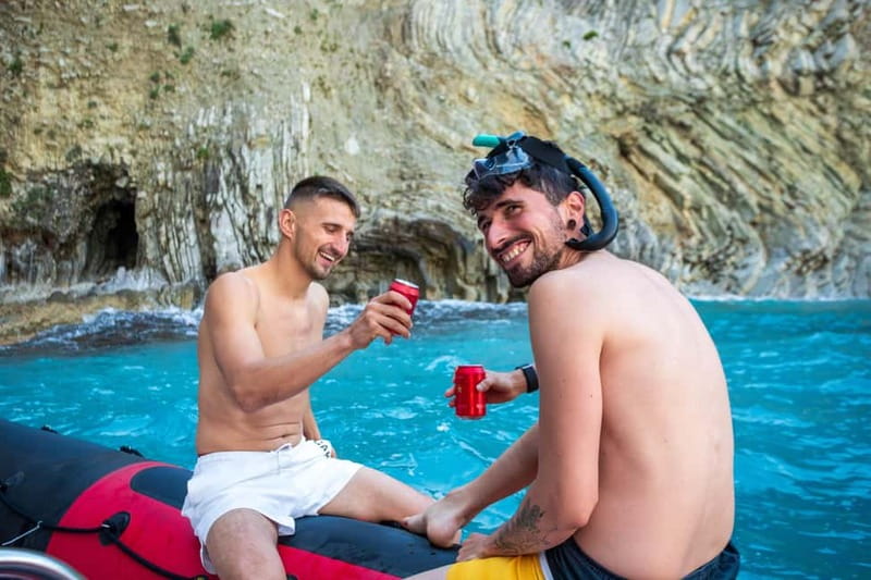Alcudia: Sightseeing, Sea Caves & Snorkel Speedboat Tour - Coll Baix brings the first swim