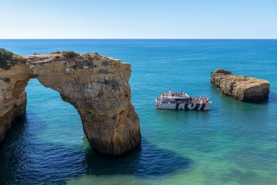 Algarve 3-Hour Caves and Coastline Boat Trip - Seeing Cathedral Cave near Benagil