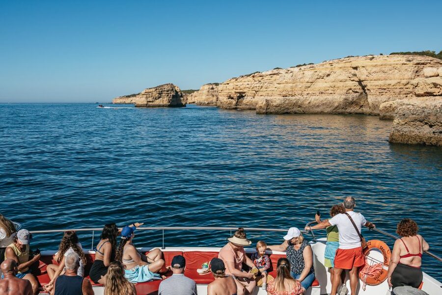 Algarve 3-Hour Caves and Coastline Boat Trip - A comfortable boat with a social feel