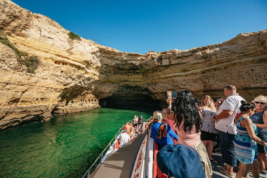Algarve 3-Hour Caves and Coastline Boat Trip - Booking, cancellation, and group size