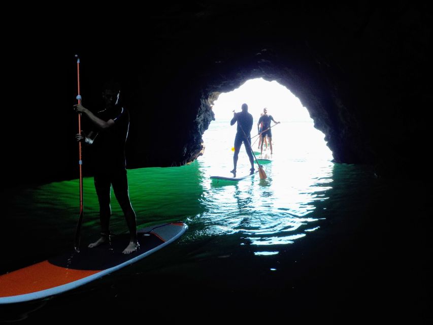 Algarve: Stand Up Paddle Tour w/ Snorkeling to Ingrina Caves - Paddling into grottoes and dark caves