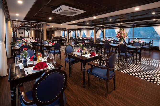 All-Inclusive 2 Day/1 Night Halong Luxury Cruise, Meals, Cave, Kayaking,Swimming - Food and service on board