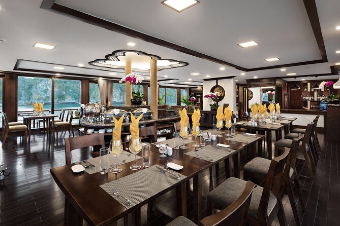 All-Inclusive 3 Day/2 Night Halong Luxury Cruise Meals, Cave, Kayaking, Swimming - Day one: Sung Sot Cave and Ti Top Island