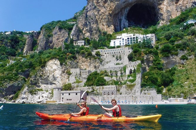 Amalfi Coast Kayak Tour: Explore Caves, Arches & Hidden Beaches - Conca dei Marini, Sophia Loren, and Santa Rosa