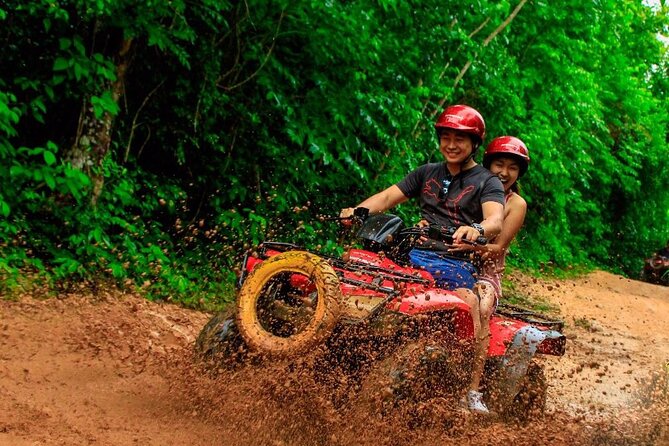 Amazing ATV Tour, Ziplines and Cenote Swim with Lunch and round trip included - Three Riviera Maya thrills in one half-day