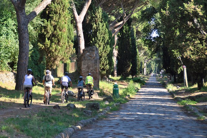 Appian Way, Catacombs and Aqueducts Park Tour with Top E-Bike - The longer route to Villa dei Quintili
