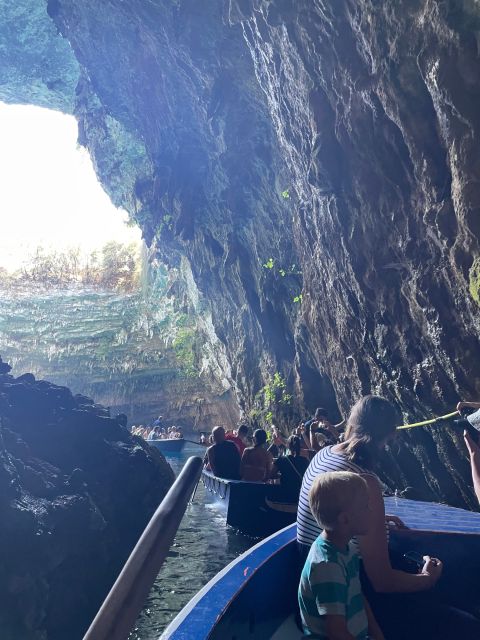 Argostoli: Melissani Lake, Drogarati Cave, and Myrtos Beach - What the guides add to the road time