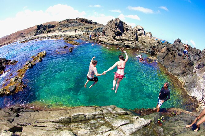 Aruba Natural Pool and Indian Cave Rugged Jeep Safari - The rough ride into Arikok National Park