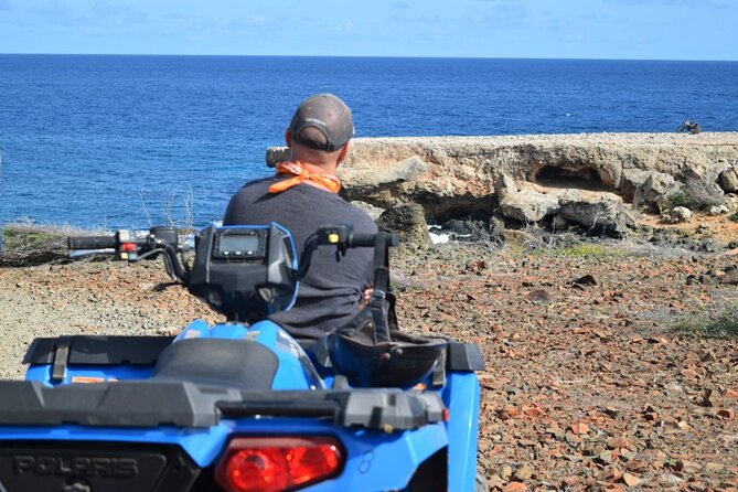 Aruba Off-Road ATV Tour with Cave Pool Swim - What the ride feels like behind the handlebars