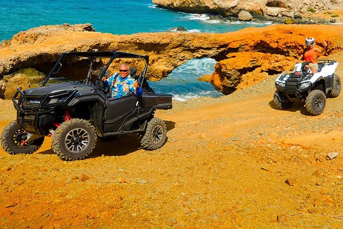 Aruba UTV, ATV Adventure to Secret Beach and Cave Pool - Blackstone Beach and Andicuri’s rough coast