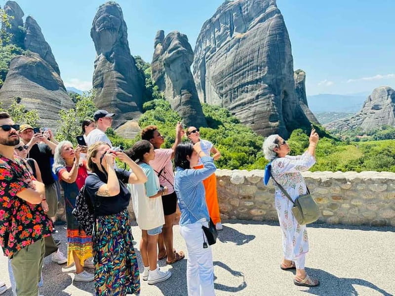 Athens: Guided Tour to Meteora Monasteries & Hermit Caves - Inside the three monasteries
