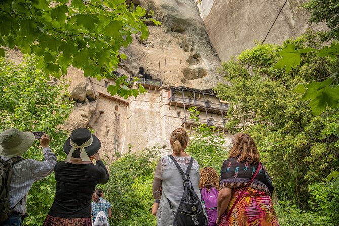 Athens: Meteora Monasteries, Caves & Coastal Stopovers with Lunch - Badovas caves add a different side of Meteora