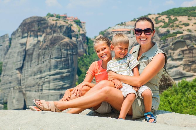 Athens: Meteora Monasteries, Hermit Caves Tour with Pickup - Kamena Vourla gives the drive a useful break