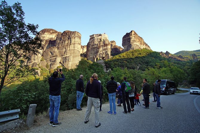 Athens: Meteora Monasteries, Hermit Caves Tour with Pickup - Great Meteoron, the spiritual center of the complex
