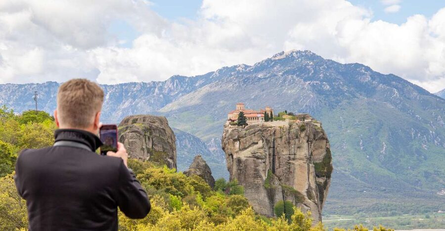Athens to Meteora: Monasteries & Hidden Caves Bus Tour - Three monastery interiors and the right expectations