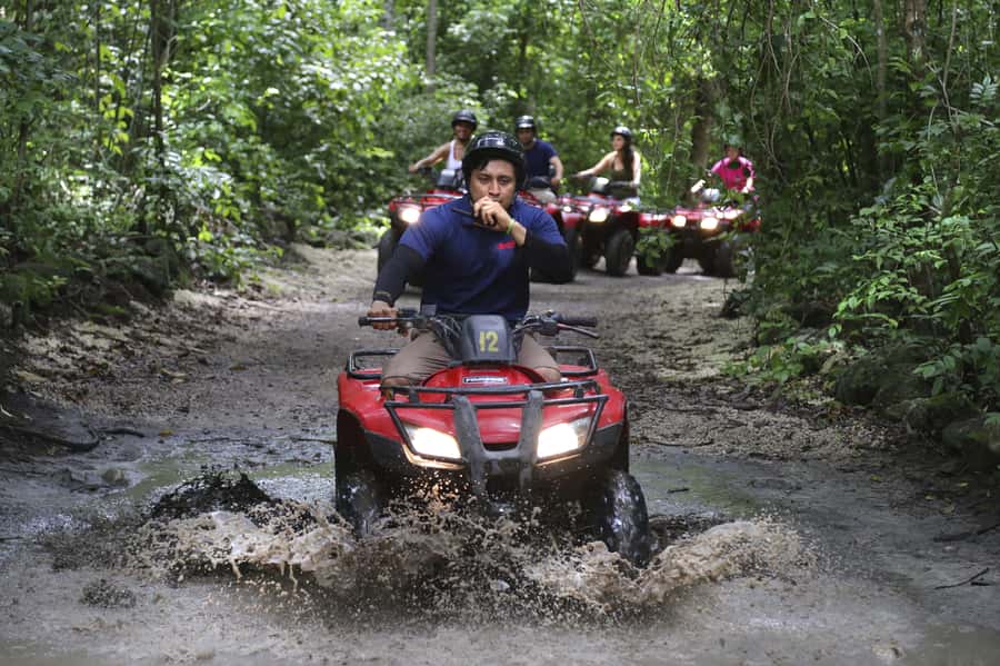 ATV Adventure to Jade Cavern Double - Riding into Cozumel’s jungle