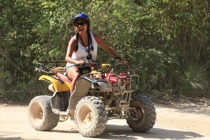 ATV Cenote and Zipline Sacred Jungle Expedition - Starting near central Tulum